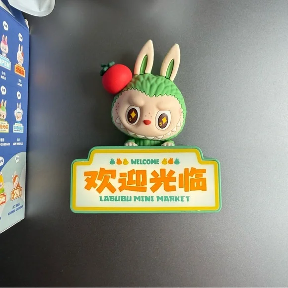 Pop Mart The Monsters Labubu Mini market fridge magnet - Grilled sausage - Picture 4 of 4